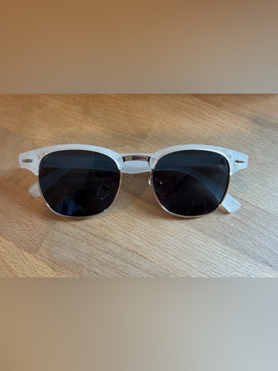 Cotton On Accessories - Cotton On Women's Sunglasses White/Clear & Gold Colored Frame w/Black Lenses